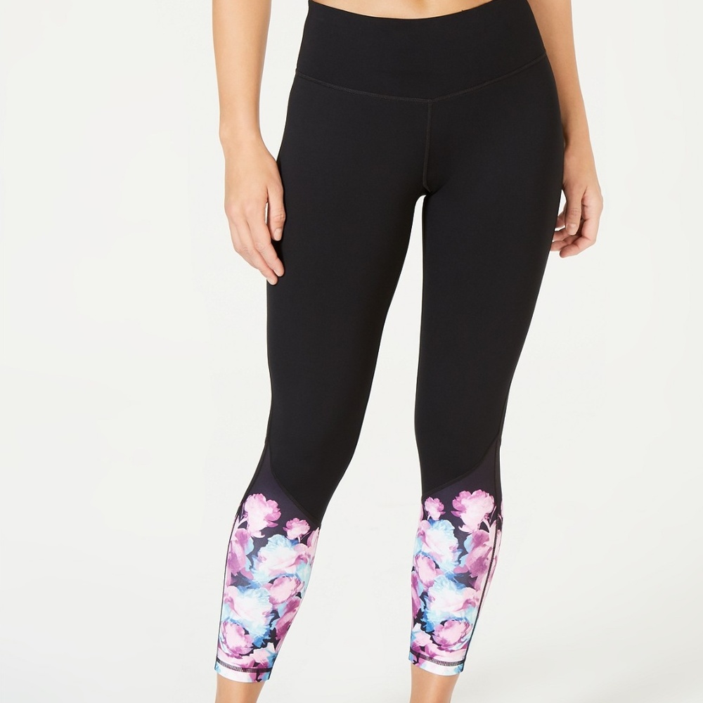 Ideology Floral Ankle Leggings,